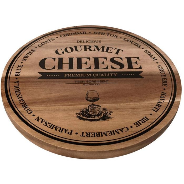 Peer Sorensen Acacia Wood 28cm Round Food/Cheese Cutting/Serving Board Natural