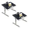 SOGA 2X 60x40cm Black Small Foldable Laptop Bed Table
