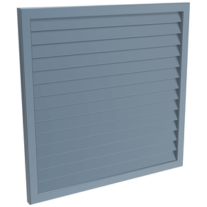 ProtectorAl 300-1000W X 300-1000H Deep Ocean Aluminium Welded Louver Panel Horizontal 5mm overlap