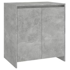 vidaXL Sideboard Concrete Grey Living Room Cabinet Furniture