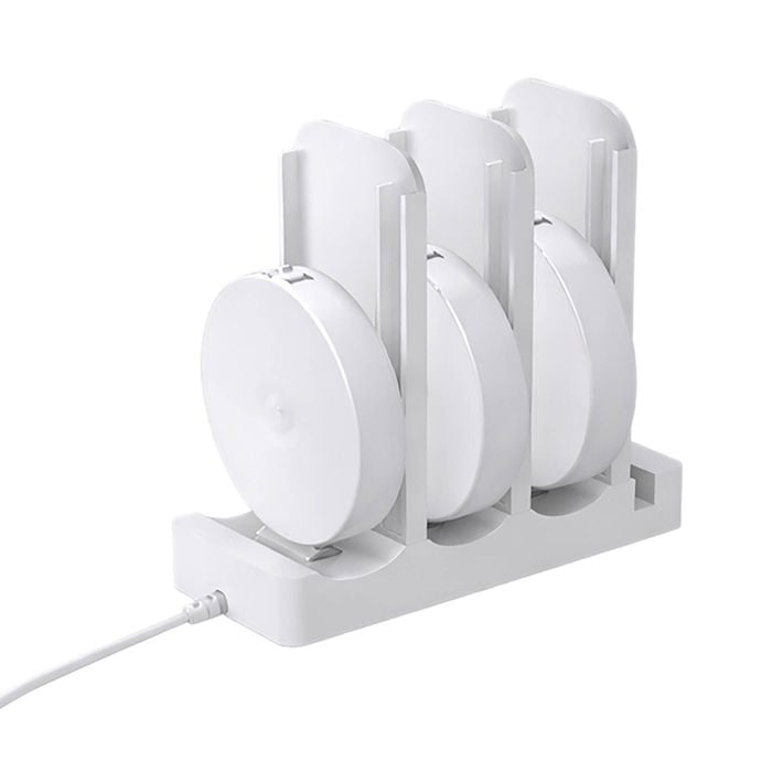 Click Rechargeable Magnetic Puck Light White - Pack of 3