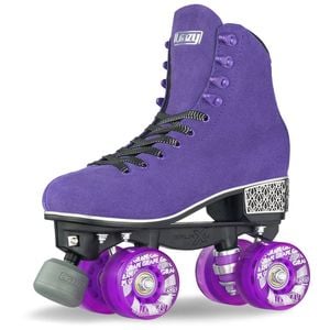 Crazy Skates Evoke Leather Suede Roller Skates - Purple