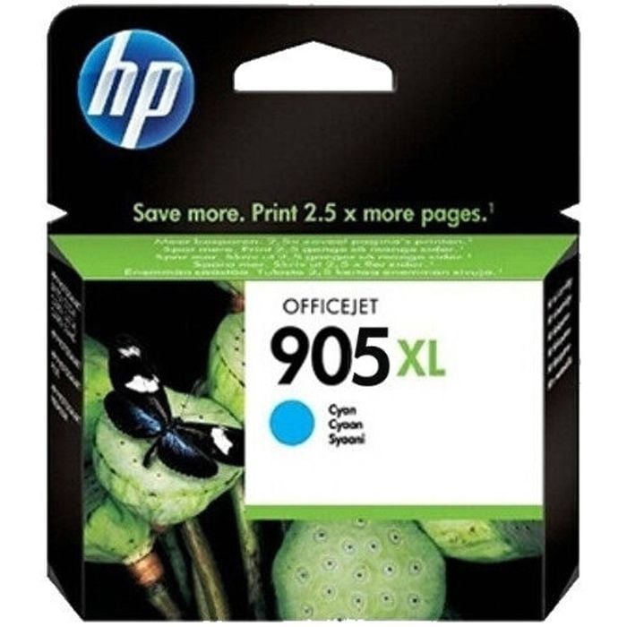 Hp 905xl Original High Yield Inkjet Ink Cartridge - Cyan Pack - 825 Pages