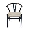 SK Designer Living | Replica Hans Wegner Wishbone Chair - Black & Natural