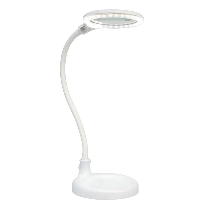 Brilliant White Magoo Magnifier Clamp And Desk Lamp Bunnings Australia