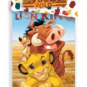 Disney The Lion King Go Wild Cotton Quilt Cover Set - Toddler Bed Size