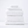 5pc Renee Taylor Aireys 650gsm Zero Twist Towel Set Snow