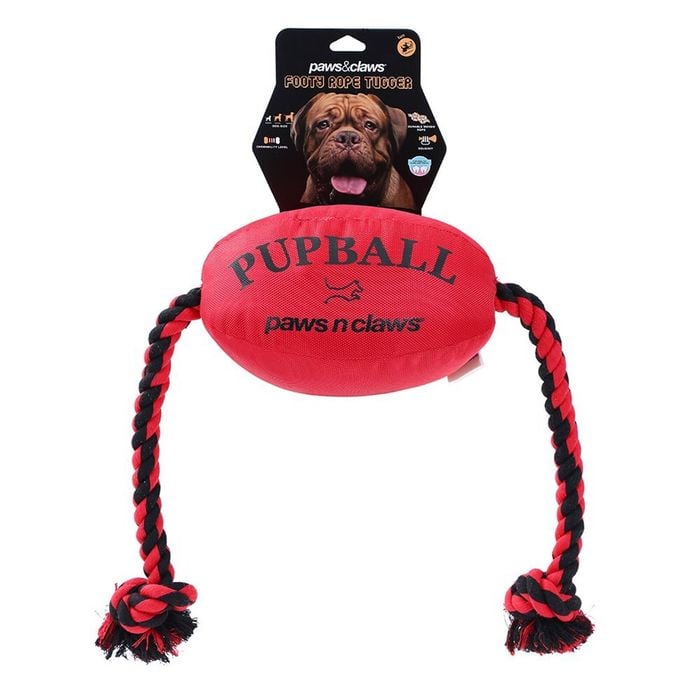 Paws & Claws Footy Oxford Rope Tugger 75X25X20cm