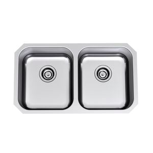 Clark Polar Double Bowl Undermount Sink