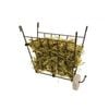 Rosewood Folding Wire Hay Rack Storage Container w/ Treat Hanger For Hamsters