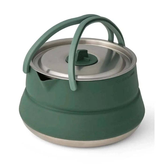 Sea To Summit Detour Stainless Steel Collapsible 1.6l Kettle - Green