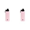 2pk Annabel Trends Watermate 950ml Stainless Steel Bottle Pale Pink