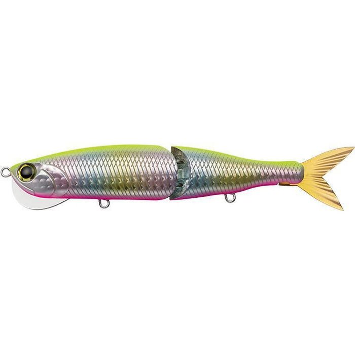 Ever Green Sea Drive Rattlin Bone 140mm Slow Sinking Glidebait Fishing Lure 824 Chartruse Candy Pink Berry