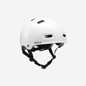 Decathlon | Inline Skating Skateboarding Scootering Helmet Mf500 - White - S/52-55cm