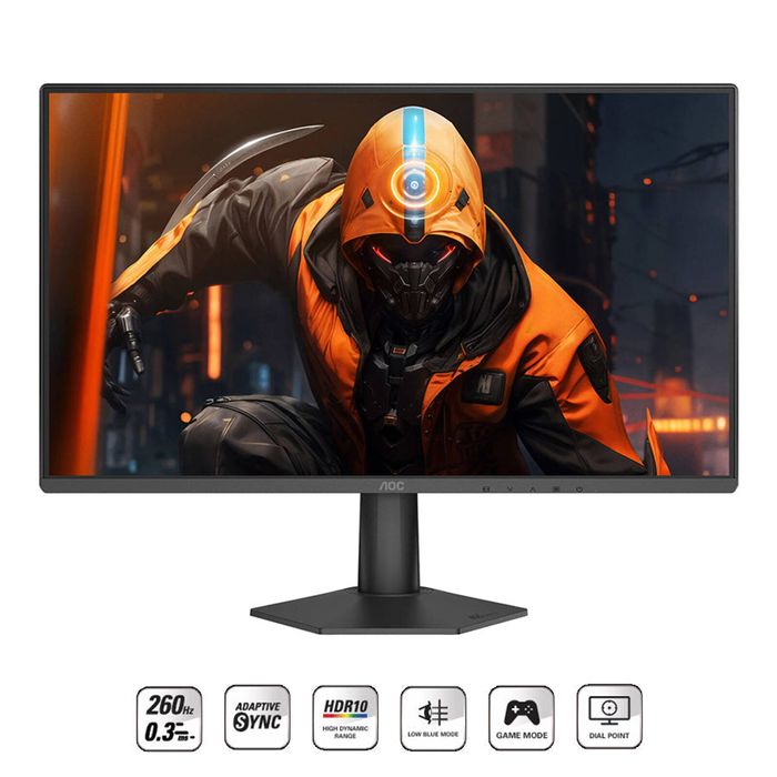 AOC 24G50Z2 24" FHD 260Hz 0.3ms HDR10 Adaptive-Sync Fast IPS Gaming Monitor