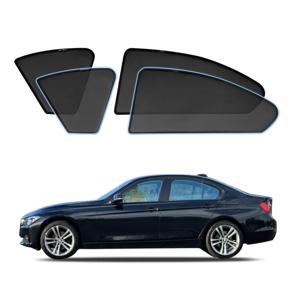 Set Car Shades (achterportieren) Ford Focus IV Wagon 2018