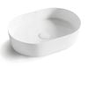 Attica 500 x 340mm Matt White Cove Oval Basin