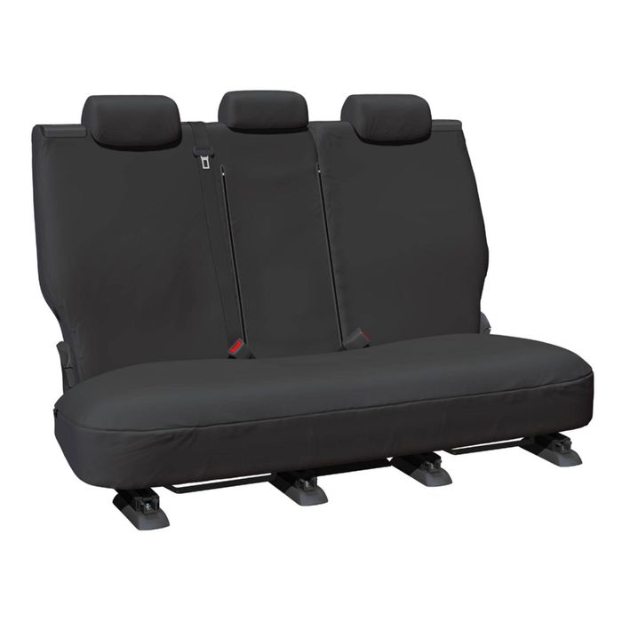 For Ford Ranger PX Dual Cab 2015-2022 Super Tough Charcoal Rear Canvas Seat Covers