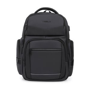 Tesla Aries Backpack W/ Usb Charging Port Laptop Compartment Black 46x33x19cm
