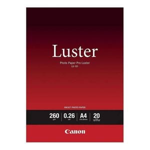 Canon Lu101a4 20 Sheet A4 260gsm Lustre Photo Paper