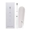 Sonic Electric Toothbrush White - Waterproof Usb Charging 5 Modes 2 Heads + Case
