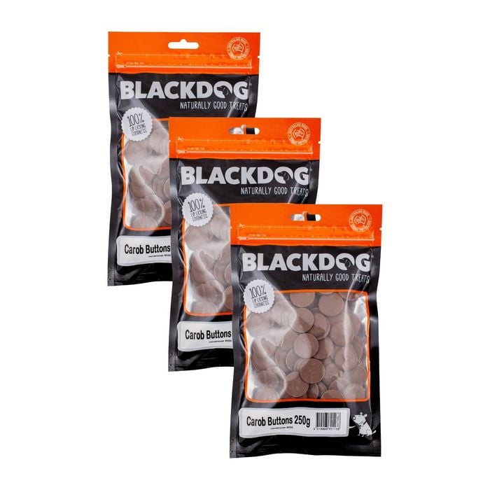 Blackdog Carob Drops - 250g B200x3