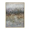 Lvd Framed Canvas Dark Rain Textured Print Wall Hanging Decor 90x120cm