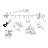 Zenith Zinc Plated Assorted Pegboard Hooks Kit - 47 Pack