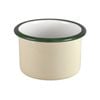 Urban Style Enamelware 7x4.5cm Ramekin w/ Green Rim - Cottage