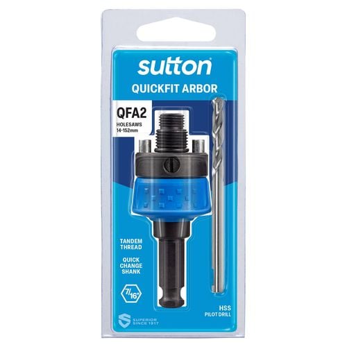 Sutton Tools 14-152mm Quickfit Holesaw Arbor - Bunnings Australia