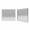 Forme 900mm Brushed Stainless Steel Square Framed Mirror