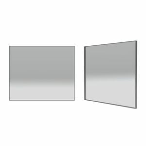 Forme 900mm Brushed Stainless Steel Square Framed Mirror
