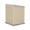 Absco Sheds 1.52 x 1.52 x 2.08m Classic Cream Space Saver Single Door Garden Shed