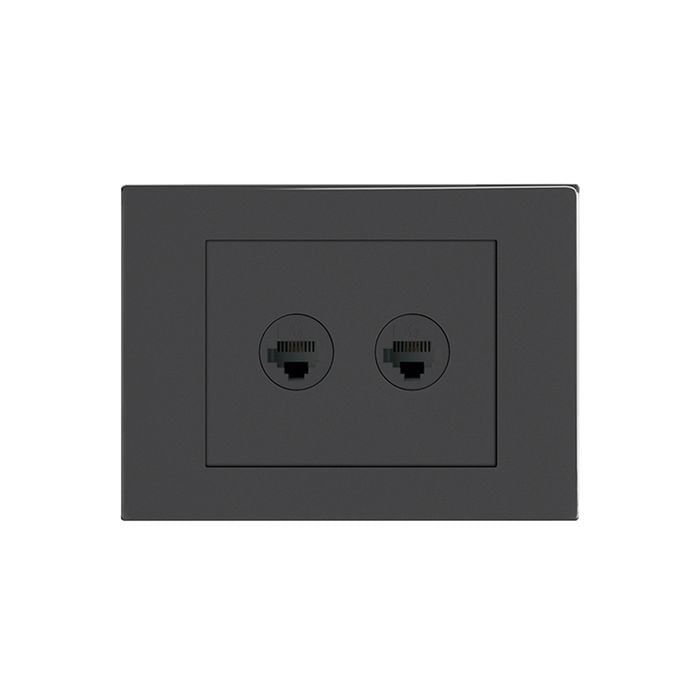 HPM VIVO 2 Gang RJ45 CAT6 Outlet