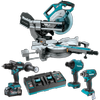 Makita XGT 40Vmax 4 Piece Brushless Combo 4.0Ah Kit