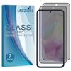 2 Pack MEZON Samsung Galaxy A55 5G Privacy Anti-Spy Fingerprint Unlock Tempered Glass