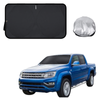 Front Windscreen Sun Shade for VolksWagen Amarok Dual Cab 2010 - 2022 2H, 2H Facelift - Standard 150 x 85 cm - Black