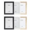 6PK Unigift Essence 13x18cm MDF/Glass Picture Frame - Assorted