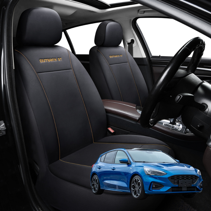 Car Seat Cover for Ford Focus 2019 - Current SA - Black-Front Only
