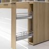 Hafele Silver Powdercoat No.15 2 Tier Pull-Out
