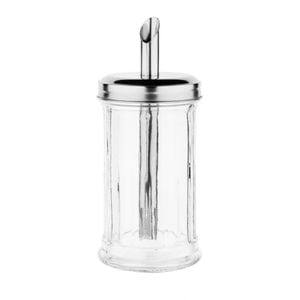 Olympia Sugar Pourer Traditional Diner Style Shatter Proof Glass 19mm Single Spout 175x75mm