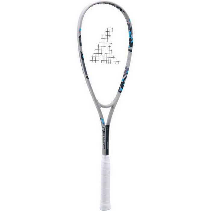 Pro Kennex Strike Squash Racquet Fully Strung w/ Cover in Grey/Blue