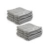 8pc Onkaparinga 30x30cm Flinders Face Washer 600gsm Grey