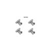 Dishwasher Upper Top Basket Wheels Kit Of X4 (rollers) 697410197kit. Suits Smeg