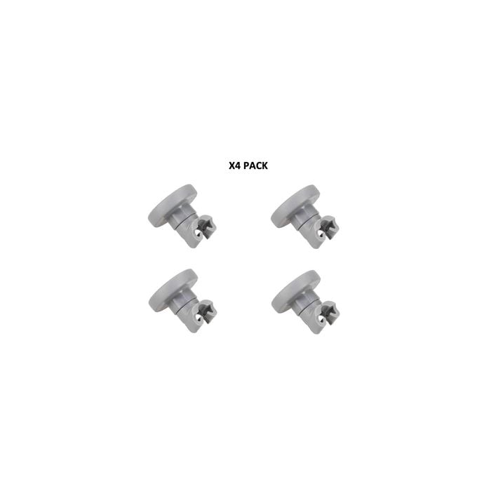 Dishwasher Upper Top Basket Wheels Kit Of X4 (rollers) 697410197kit. Suits Smeg