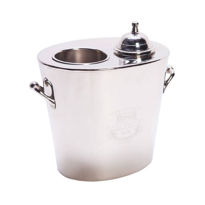 Ssh Collection San Ponti Single Bottle Wine Cooler - Nickel