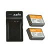 Jupio 2x Batteries 1150mAh & USB Single Charger Kit For Canon LP-E10
