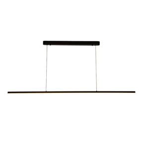 Vencha Beam 30w LED Linear Pendant Light - 1.5m Black