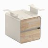 Desky Minimal Under Desk Cabinet Wheat Frame