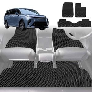 6D Diamond Car Floor Mats for LDV Mifa 9 2021-Current-Ultimate Set-Black-Outback GT